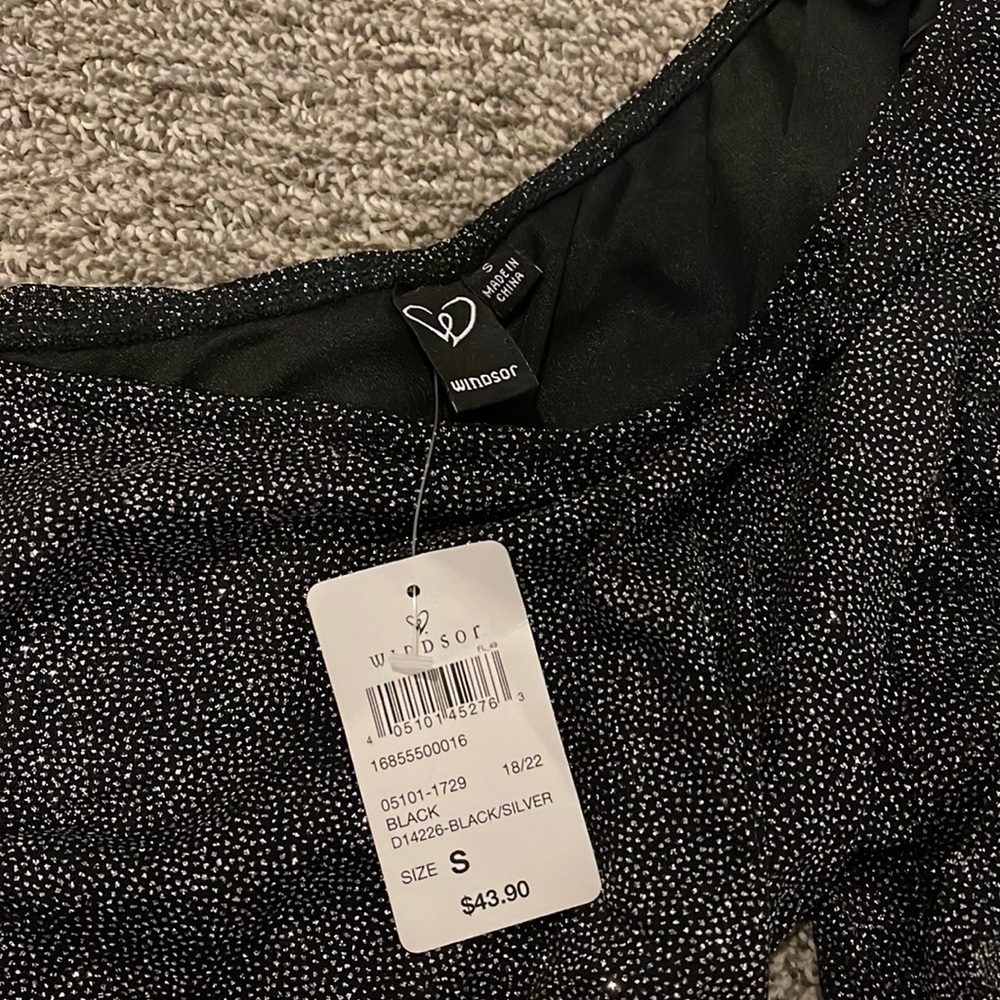 Windsor Black Glitter Dress - Picture 5 of 5